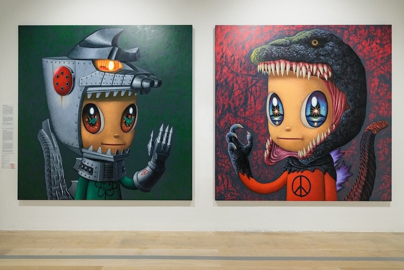 「Mecha future」「Shin future」 Pex Pitakpong TM & © TOHO CO., LTD._© Pex Pitakpong Courtesy of NANZUKA