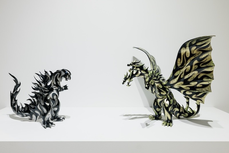 「TZ King Ghidorah 2024」「TZ Godzilla 2024」 中村哲也 TM & © TOHO CO., LTD. © Tetsuya Nakamura Courtesy of NANZUKA